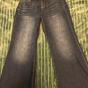 Celebrity Pink blue jeans. Wide leg from Macys this past Christmas.